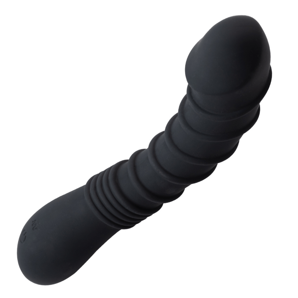 Spiral Curve Ribbed G-Spot & P-Spot Vibrating Dildo For Masturbation TooTimid.com Spiral Curve Ribbed G-Spot & P-Spot Vibrating Dildo For Masturbation TooTimid.com