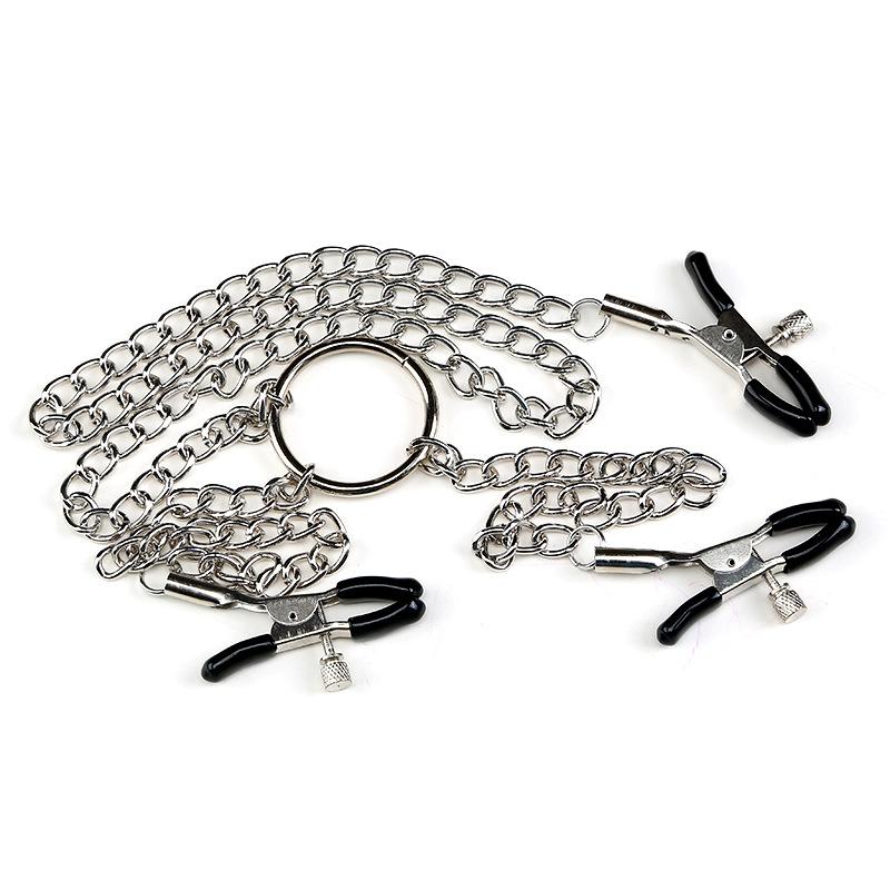 Adjustable Metal Nipple Clamp Set - Bondage