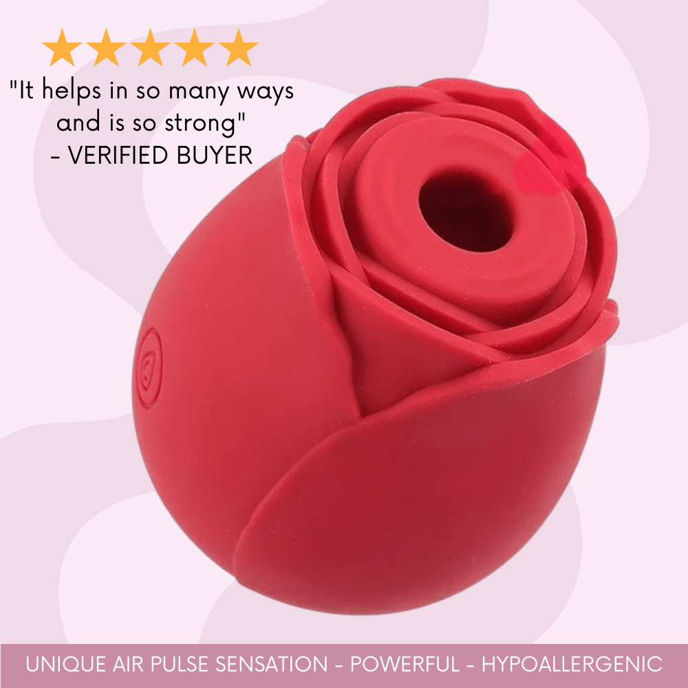 "It helps in so many ways and is so strong." Verified buyer. Unique air pulse sensation. Powerful. Hypoallergenic.