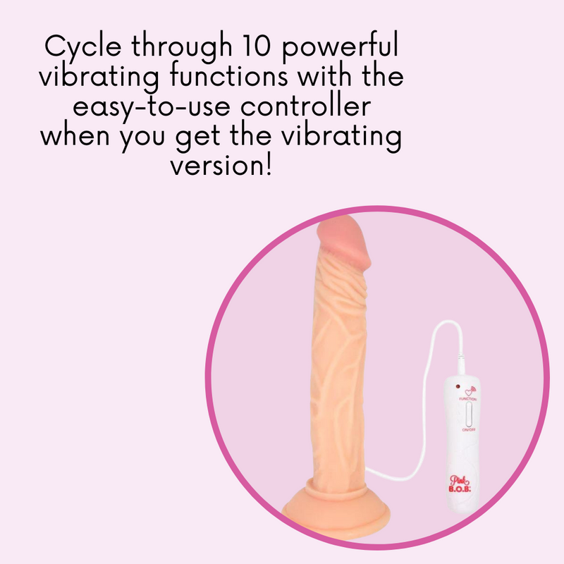 Cycle through 10 powerful vibrating functions with the easy-to-use controller with the vibrating version!