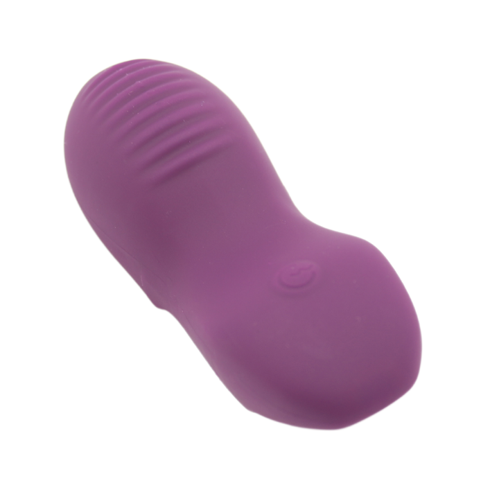 Image of the vibrator from the front. this rechargeable vibe is perfect for easily pleasuring yourself or your partner! 