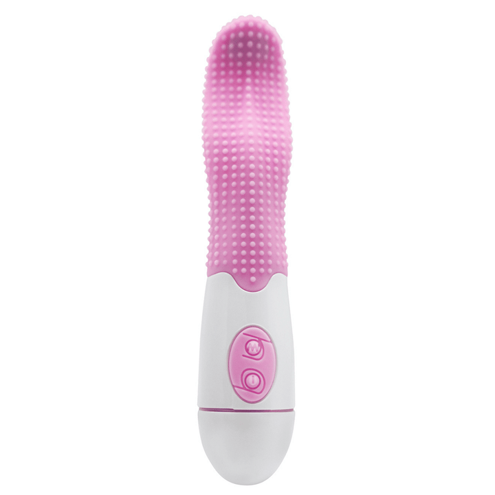 Handheld vibrator that looks like a tongue