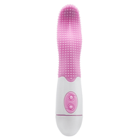 Handheld vibrator that looks like a tongue