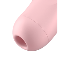 Close-up image of the stimulator, showing the bottom of the toy where the air pulse comes from.