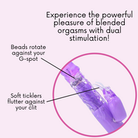 Rabbit can be used to help achieve blended orgasms! 