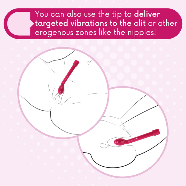 G-spot vibrator can also be used for clit stimulation or for other erogenous zones.