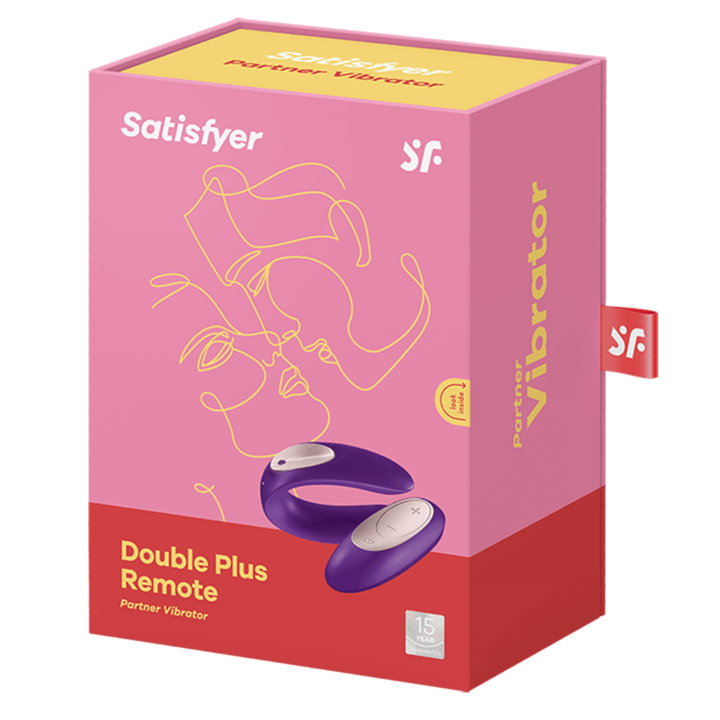 Image of the packaging of the toy. This remote controlled vibe is sure to spice up your sex life with your partner! Enjoy all of the possibilities with this powerful vibe! Shop this Satisfyer remote controlled vibrator today!