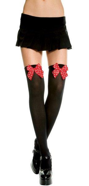 Thigh-High w/ Bow - One Size Available - Lingerie