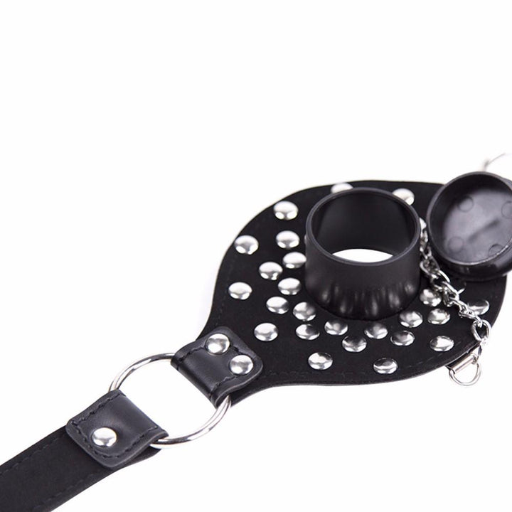 Leather Bondage Mouth Gag For Kinky Couples - Bondage