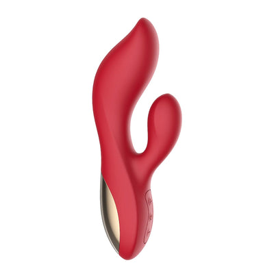 Blaze bright red thick A-Spot dual-action vibrator