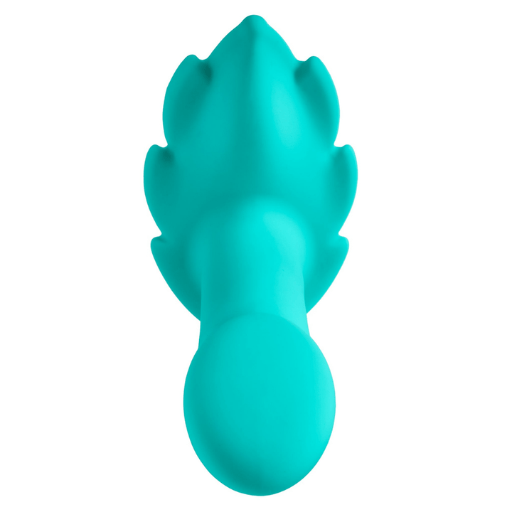 Image of the panty leaf vibrator from the back - main stimulator in front.