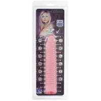 7 Inch Ribbed Jelly Cock - Dildos