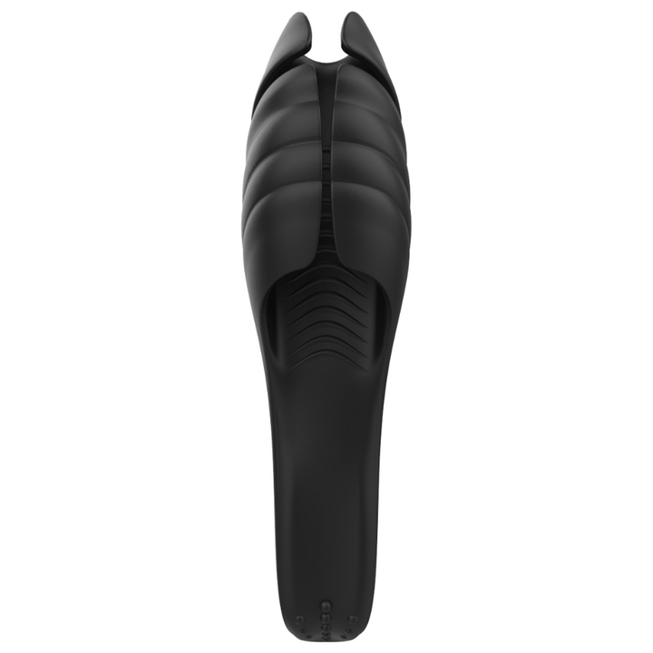 Vibrating penis massager from the front.
