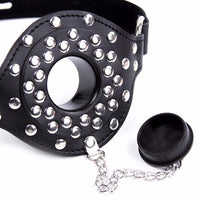 Leather Studded BDSM Gag - Bondage