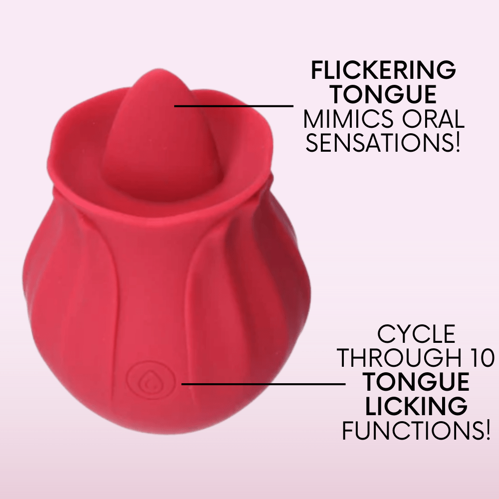 Flickering Tongue Rose Bud | Clit Licking Stimulator TooTimid.com Flickering Tongue Rose Bud | Clit Licking Stimulator TooTimid.com