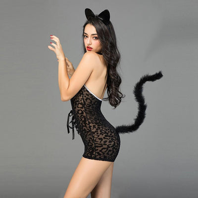 Kitty Cat Sexy Adult Roleplay Costume - Lingerie