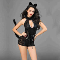 Kitty Cat Sexy Adult Roleplay Costume - Lingerie
