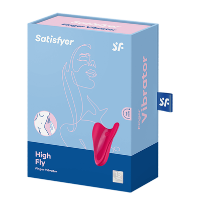 Image of the packaging of the red vibrator.