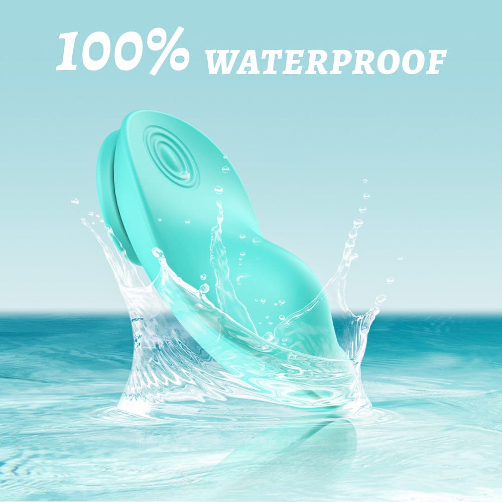 100% waterproof silicone wearable panty vibrator