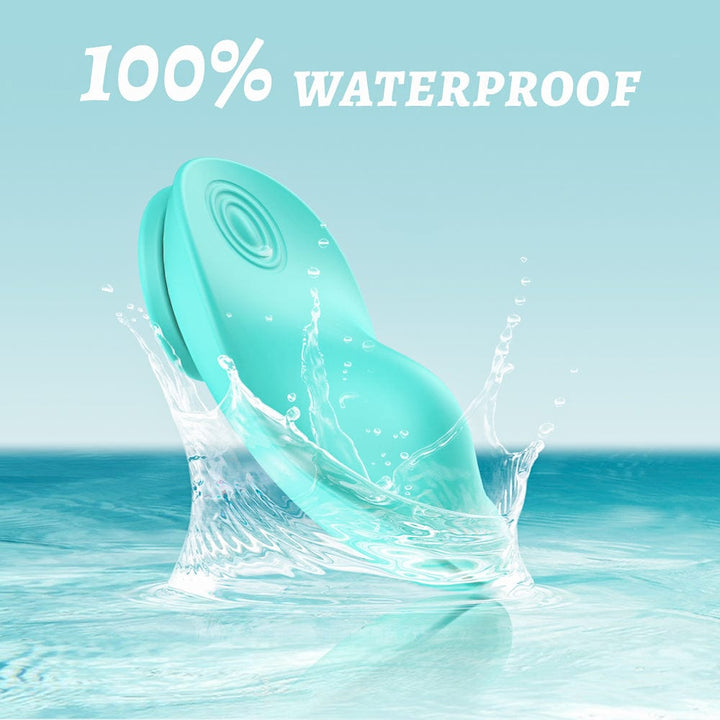 100% waterproof silicone wearable panty vibrator