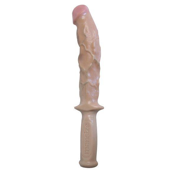 The Hard Rammer Easy Grip Handle Flesh - Dildos