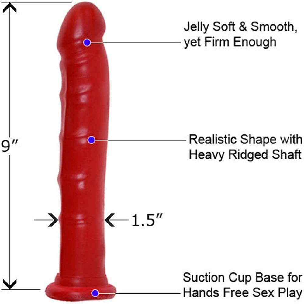 Jelly Ruby Dong w/ Suction Cup - Dildos