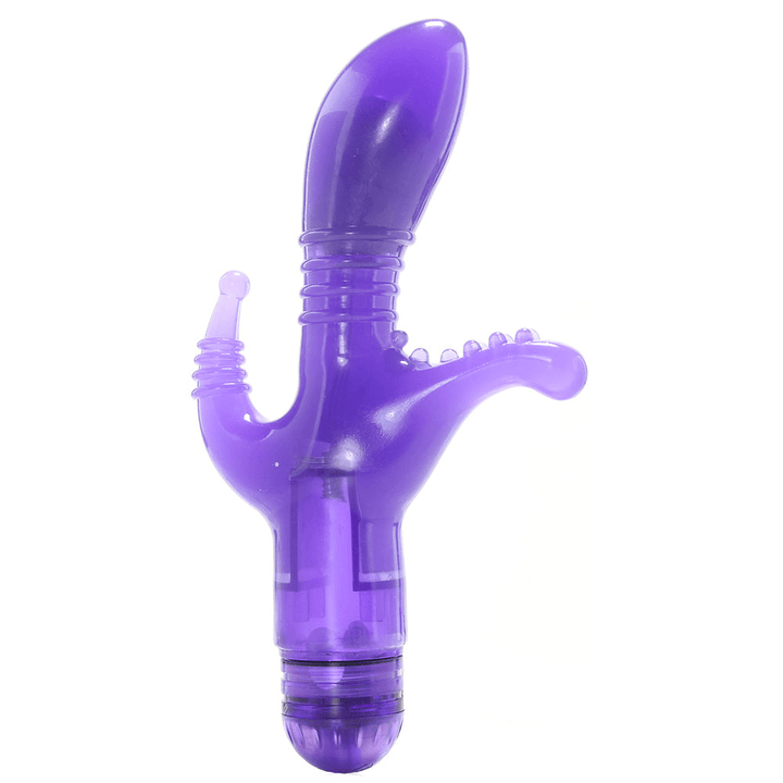 Image of the purple triple tease vibrator.