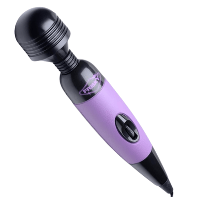 Photo of the purple wand massager.