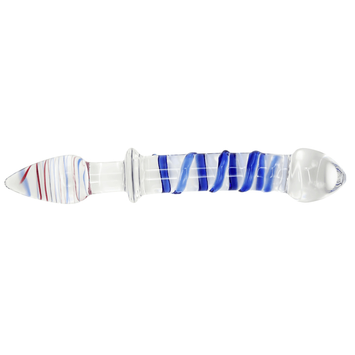 Image of the dildo laying down from the front.