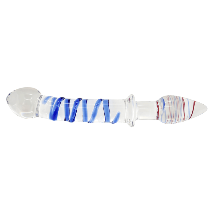 Image of the dildo laying down from the back.