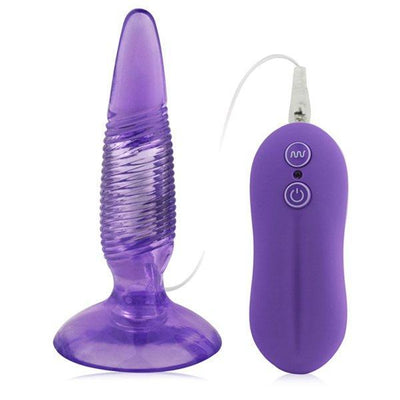 Cherry's Vibrating Twister Butt Plug - Anal Toys