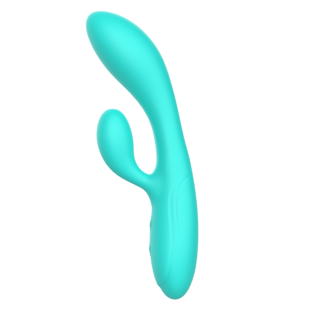 Dual-action vibrator from the side.