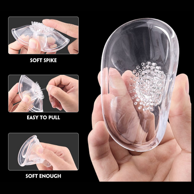 Nipple suckers with inside texture.