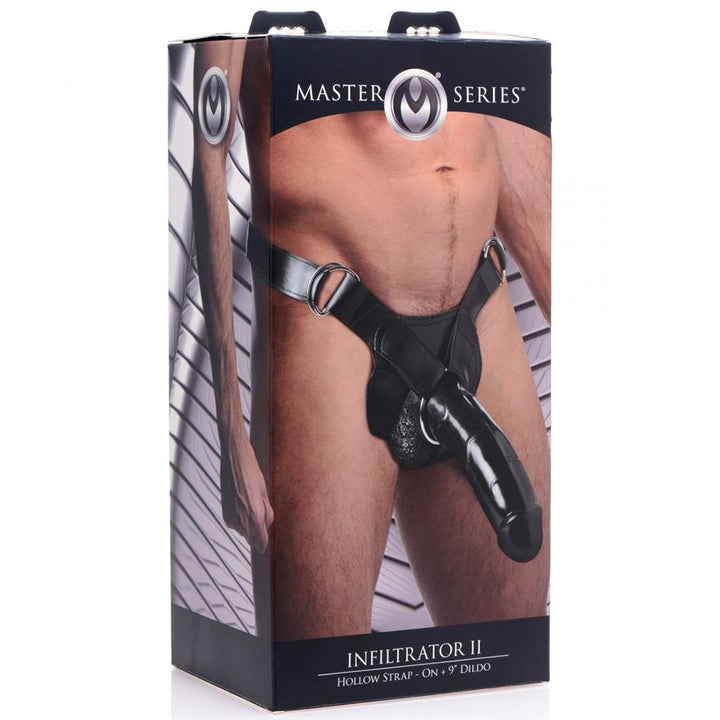 Huge Hollow Strap-On Dildo - Dildos
