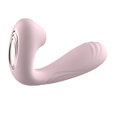 clit air pulse vibrator facing right showing side without controls