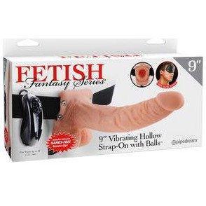 Boxed packaging shown for fetish fantasy hollow dildo