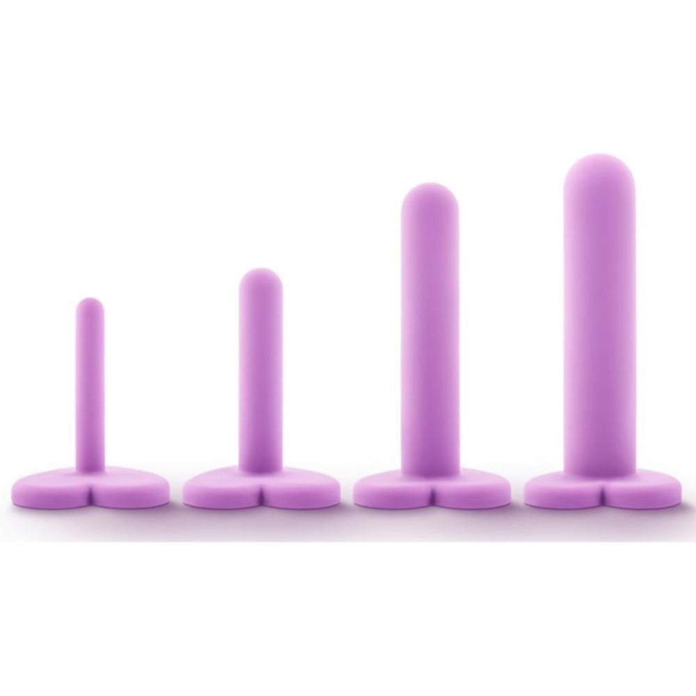 Image of the Blush Wellness Dilator Kit. This 4 piece set of silicone dilators help prepare your body for penetration.