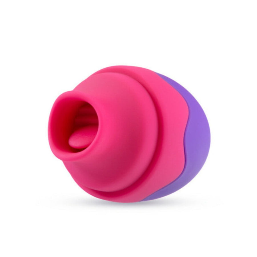 Image of the Aria Flutter Tongue Vibrator. This compact clit stimulator feels like oral sex as it licks and flutters on your clitoris.
