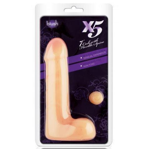 7 Inch Dildo With Flexible Spine  - Dildos