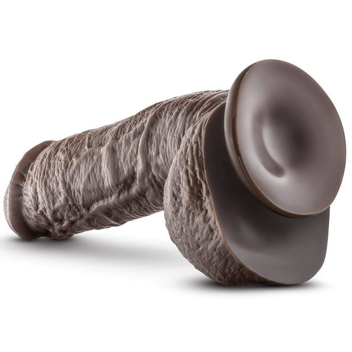Bottom of suction cup dildo with realistic features
