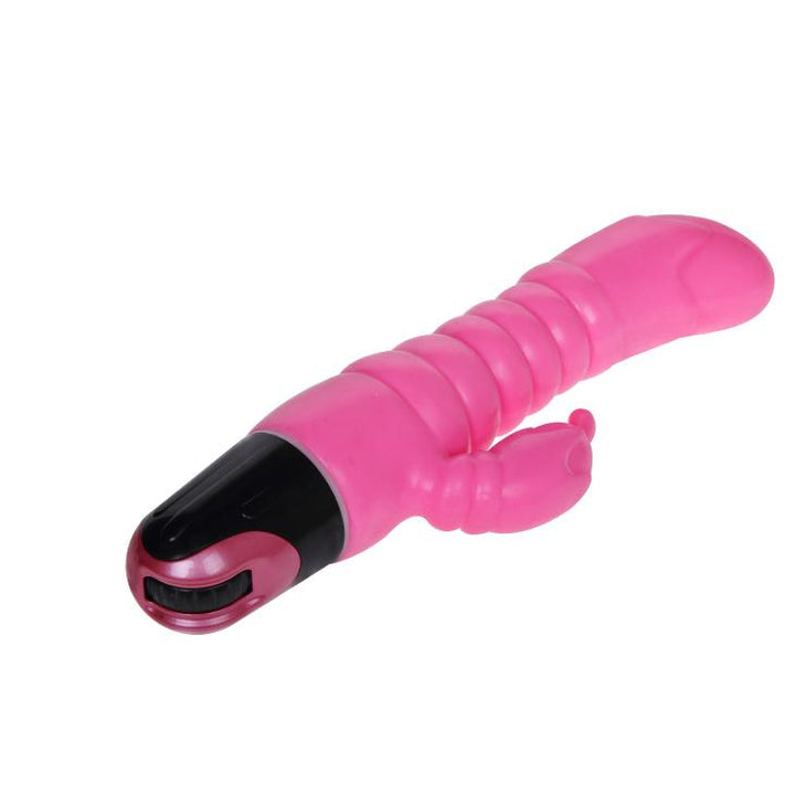 Rippled Dual Vibrator | Flexible Shaft And Clit Stimulator