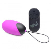 Magenta vibrating bullet with black remote controller for vibrations