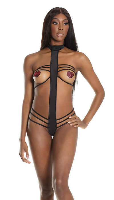 Halter Neck Strapless Teddy - Lingerie
