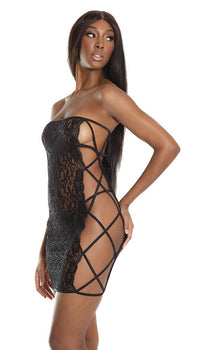Coquette Lingerie Tube Dress - Lingerie