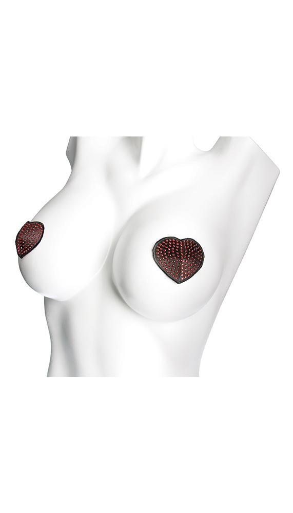 Heart Shape Nipple Pasty Set - Lingerie