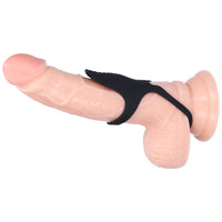 Stretchy silicone cock cage ring enhancement