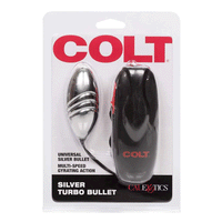 Silver Turbo Vibrating Bullet - Vibrators