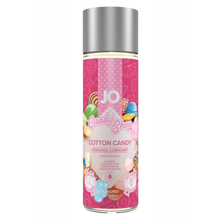 Image of the 2 ounce cotton candy lubricant! Spice things up during oral with your partner with this delicious lube! It is easy to clean and water-based!