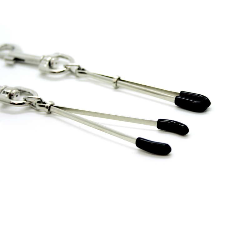 Tweezer Style Nipple Clamps With Clasp - Bondage