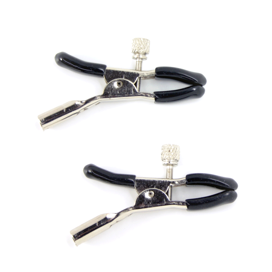 Adjustable Metal Nipple Clamps - Multiple Color Options Available! - Bondage